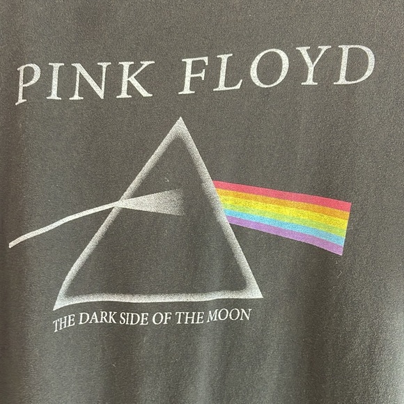 Garage Pink Floyd Graphic T-Shirt Black The Dark Side Of The Moon Boxy Loose L - Picture 3 of 10